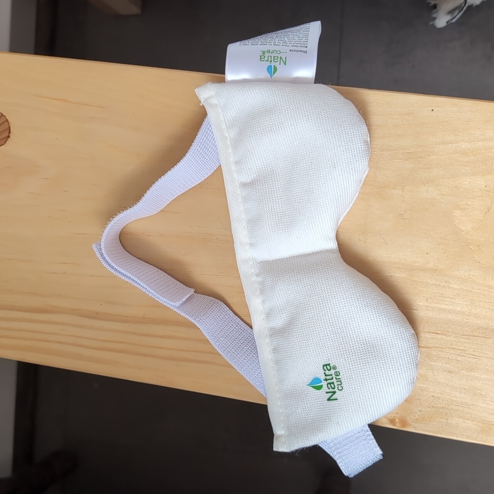NatraCure Steam Heated Eye Mask – Warm Compress for Eyes, Microwavable Eye Mask
